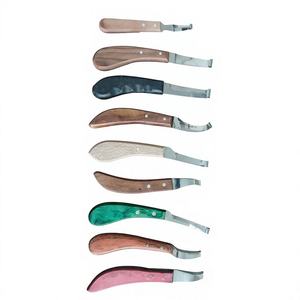 ASLING INTERNATIONAL Couteau à sabots manuel à double tranchant Classe II pour bovins/chevaux/porcs - Droitier/Gaucher - Outil vétérinaire pour l'entretien des pieds CE - Product Image 1