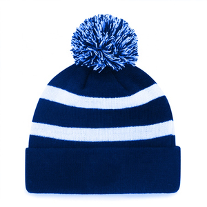 Premium Chunky Cable Knit Bobble Pom Pom <b>Beanie</b> Warm Winter Hat Soft <b>Fleece</b> Lined Bobble Pom Pom <b>Beanie</b> Faux Fur Skull Cap - Product Image 5
