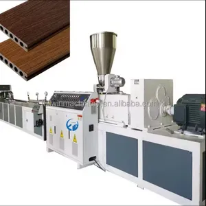 2023 New Wpc Wood Plastic Extrusion Composite Decking Floor Fencing Board Profile Production Machine Line