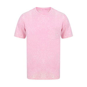 T-shirt uni pour homme taille adulte, effet délavé, en gros, meilleure qualité, vêtements de sport et de course, t-shirt homme effet délavé - Product Image 6