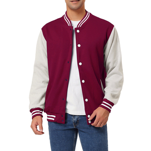 OEM Custom Logo Unisex Varsity Jacket Baseball <b>Coat</b> Geometric Cartoon Pattern Waterproof Wool Hooded <b>Winter</b> - Product Image 6