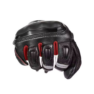 Gants de moto ECONEX SPORTS en cuir, antidérapants, sur mesure, protection complète des doigts, écologiques, thermiques, longueur poignet. - Product Image 2