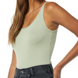 2024 venta al por mayor diseño personalizado transpirable camisetas deportivas sin mangas mujeres Halter deporte gimnasio entrenamiento Crop Tank Top - Product Image 2