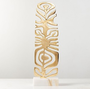 Escultura de Llama Moderna, Pieza de Arte Abstracta para Decoración del Hogar, para Exhibición en Mesa de Sala de Estar - Product Image 2