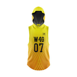 Ensemble de maillots de football américain 7v7 personnalisables OEM ODM, respirant, séchage rapide, 100% polyester, grandes tailles, avec logo frontal - Product Image 1