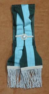 Custom Embroidered Masonic Apron Blue Gold Fringe Master Mason Regalia <b>Badge</b> Sew-On Garment Decoration Classical Style - Product Image 3
