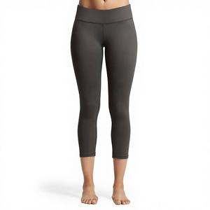 Custom <b>Women</b> Seamless Yoga <b>Tights</b> Private Label Supplier Polyester Spandex 240 GSM High Stretch Quick Dry Breathable Leggings - Product Image 1