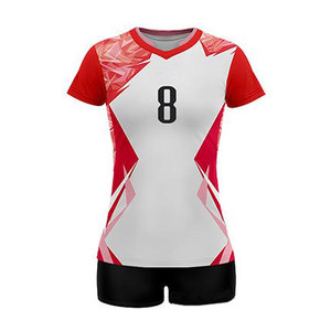 Uniforme de volley-ball en polyester, service OEM, meilleur uniforme léger, confortable, respirant et ajusté - Product Image 2
