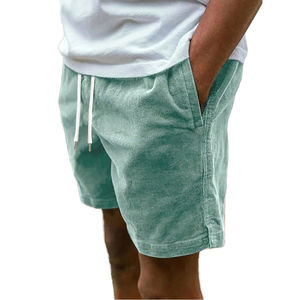 Shorts décontractés pour hommes 100% coton écologiques respirants avec taille élastique, service OEM, fabriqués au Pakistan, couleurs personnalisées - Product Image 1