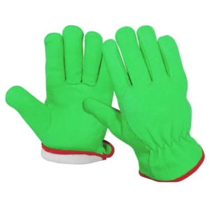 Premium Quality Cowhide Grain Safety <b>Gloves</b> with Fur Lining Comfortable Hand and Arm Protection for Industrial Working Driving - Product Image 4