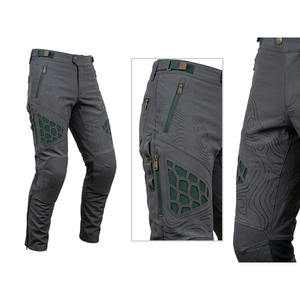 Pantalones de moto Cordura para hombre con estampado topográfico - Ventilación de malla transpirable para todas las estaciones y pantalones con protección 3D para las rodillas - Product Image 2