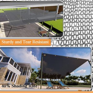 Filet d'ombrage en PEHD pour extérieur, auvent de stationnement automobile, pare-soleil tricoté robuste, pare-vent, rouleau de maille plastique durable - Product Image 5