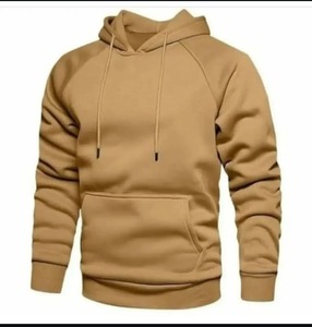 เสื้อสเวตเตอร์มีฮู้ดผู้ชาย สีพื้น ผ้าฟลีซ สวมใส่สบาย ทรงปกติ สำหรับฤดูใบไม้ร่วง ดีไซน์กระเป๋า ผลิตจากผ้าฝ้ายถัก - Product Image 3