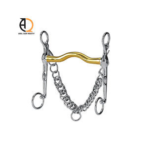 Bridon professionnel articulé en cuivre pour l'entraînement des chevaux - Bridon Happy Mouth - Product Image 5