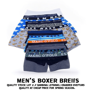 Calzoncillos bóxer para hombre, lote de existencias de calidad, excedentes y sobrantes de marcas originales, buena calidad a precio económico para la temporada de primavera - Product Image 3