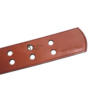 Leather Spanking Paddle with Wide Blade for Even Sensation Distribution - Product Image 6
