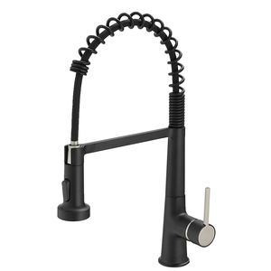 Rubinetto da Cucina Moderno Commerciale con Doccetta Estraibile Nero per Lavello, per Uso Commerciale e Domestico - Product Image 3