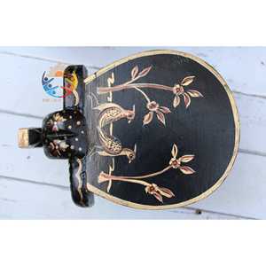 Taburete de elefante de madera hecho a mano objeto decorativo por INDIAN CRAFTS STORE - Product Image 1