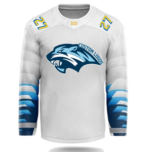 Top Sale Blank Ice Hockey Uniform Top Quality Wholesale Custom Design Ice Hockey Jersey Sublimation Printed Team Hockey Jersey - Product Image 1