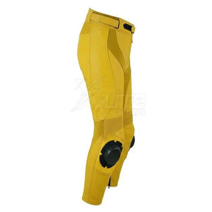 Pantalones de Motocicleta de Cuero Transpirables, Cómodos y Resistentes, con Características de Seguridad y Tela Suave, Más Vendidos - Product Image 4