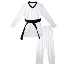 Uniformes de Taekwondo Blancos Personalizados Tkd Customs, Uniformes de Karate Wtf, Ropa de Judo Dobok, Uniformes de Manga Larga Unisex para Niños y Adultos - Product Image 2