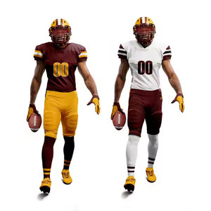 Última Oferta: Paquete de Uniformes de Fútbol Americano Totalmente Personalizados, Ropa Deportiva Sublimada, Camisetas y Pantalones de Equipo Personalizados - Product Image 5