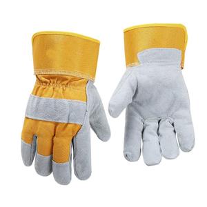 OEM ODM TIG MIG Welding Gloves, Durable Leather Safety Hand Protection Wear Color <b>Fire</b> Safety Work Gloves - Product Image 3
