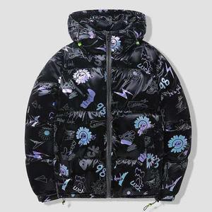 Chaqueta Bomber Casual para Niños, Abrigo Acolchado Cálido de Invierno, Cuello Alto, Algodón/Poliéster Transpirable para Exteriores, Cuatro Estaciones, Alta Calidad - Product Image 6