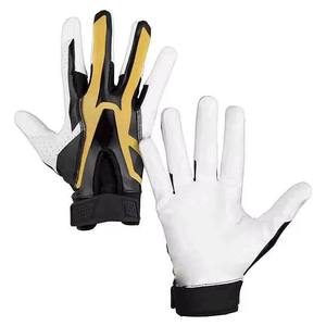 Gants d'entraînement de football avec paume en silicone adhérent, dos en maille légère, pour sportifs adultes, avec sangle en tissu respirant - Product Image 1