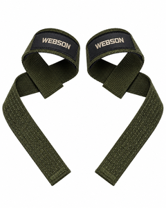Webson Cotton Adjustable Lifting <b>Straps</b> Weightlifting Gym Anti-Slip Unisex Buckle Closure Cheap Price Wholesale Rate with Custom - Product Image 2