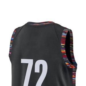 Maillot de basketball personnalisé par sublimation, respirant, grande taille, antibactérien, séchage rapide, unisexe, 100 % polyester, devant - Product Image 6