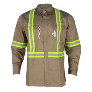 Custom Fireproof Welder FR <b>Shirts</b> Cotton Waterproof Breathable Industrial Welding FR <b>Shirt</b> <b>Flame</b> Retardant Workwear Unisex Long - Product Image 5