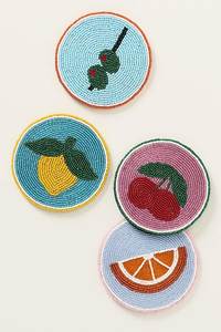 Posavasos Bordado a Mano con Cuentas y Hermoso Patrón Decorativo para Tazas de Té y Café, Protección para Mesa - Product Image 4