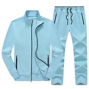 Ensemble de survêtements streetwear personnalisés vierges en gros, ensembles de jogging, vêtements de sport, pantalons de survêtement et vestes, ensemble de survêtement imprimé pour hommes - Product Image 1
