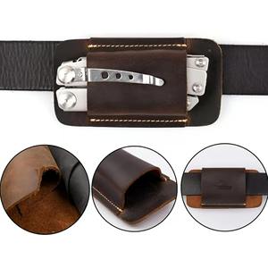 Leather Cover Adjustable Strap Holster Universal Belt Sheath Double Stitch Customized ODM OEM Factory Waterproof Belt Clip 200 - Product Image 2