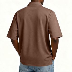 Polo de Lujo para Hombre, Camiseta Polo de Algodón Suave de Primera Calidad, Manga Corta, Informal, para Golf y Tenis, con Bordado y Logotipo Personalizados - Product Image 4