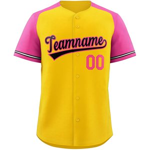 Vêtements de sport pour hommes, maillot de baseball en mélange de spandex, style tournoi, col personnalisé, mouvements flexibles, broderie - Product Image 6