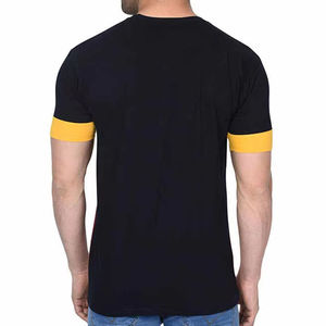 เสื้อยืดโอเวอร์ไซส์สำหรับผู้ชายไซส์ใหญ่ คุณภาพสูง ผ้าเจอร์ซีย์คอตตอน 100% สตรีทแวร์ พิมพ์ลาย ดรอปไหล่ สไตล์ลำลอง สีพื้น - Product Image 5