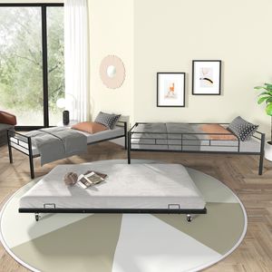 Lit superposé séparable pour enfants avec lit gigogne - Product Image 3