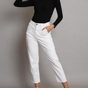 Pantalones Vaqueros de Mujer de Primera Calidad, Más Vendidos, para Venta en Línea, Color Sólido, Cómodos - Product Image 5