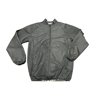 Men's Windproof <b>Racer</b> <b>Jacket</b> Solid Color Zipper Closure Casual Stand Collar Polyester Lightweight Spring Wear - Product Image 3