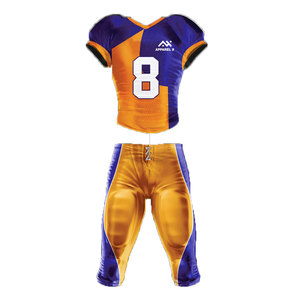 ชุดอเมริกันฟุตบอลแบบเต็มตัว ปักลายแบบ Tackle Twill ชุดอเมริกันฟุตบอลระดับ Elite - Product Image 1
