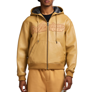 Couleurs variées disponibles, tailles personnalisées, meilleure vente, confortable et respirant, veste en cuir Avirex de qualité supérieure pour homme, broderie. - Product Image 3