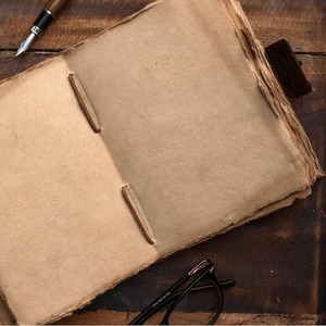 Diario Triquetra de cuero genuino hecho a mano, libro de hechizos clásico, sombras, cuaderno de bocetos de viaje en blanco para hombres y mujeres, círculo mágico - Product Image 4