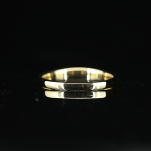 Anillo de Compromiso y Boda de Plata de Ley 925 con Baño de Oro, Diamantes Tallados y Moissanita, Certificado para Enamorados - Product Image 3