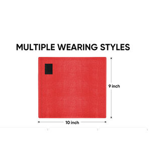 Braga de cuello tipo bandana de microfibra de algodón suave a cuadros, transpirable para protección contra el polvo, el viento y el sol, para uso en todas las estaciones. - Product Image 6