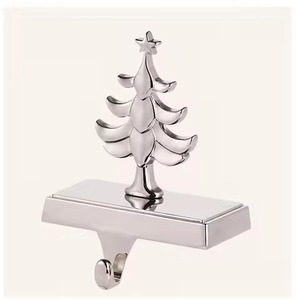 Luxury <b>Christmas</b> Decoration <b>Stocking</b> <b>Holder</b> Metal Craft for Elegant Displays - Product Image 6
