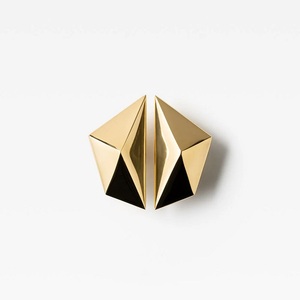 Creative Metal Hot Selling Brass Cabinet Knob Minimalist Furniture Shinny Gold Durable Modern Eco-Friendly Unique Design - Product Image 2