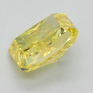 Diamante Amarillo Radiante de Corte Brillante, Cultivado en Laboratorio, Certificado por IGI, Diamante Amarillo Suelto para Anillo de Compromiso Personalizado, 1-5 Quilates, VVS VS - Product Image 3