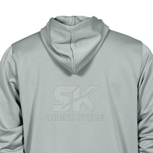 2026 Sweat à capuche uni pour homme à demi-zip, sur mesure, chaud et abordable pour l'hiver - Product Image 4